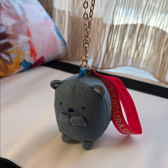 Accessories - Cute denim Plush Keychain